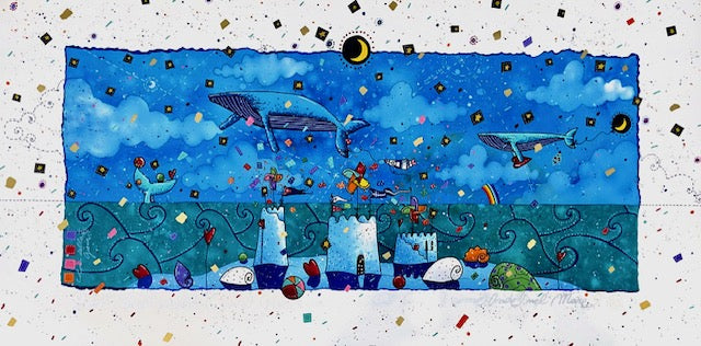 La gioia danza nel tuo cuore come onde del mare