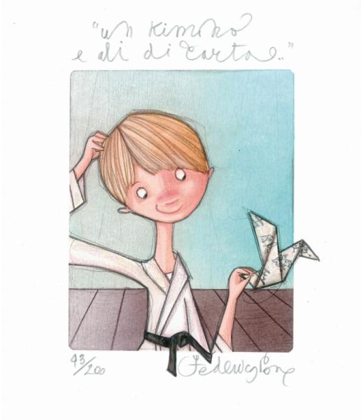 Un kimono e ali di carta
