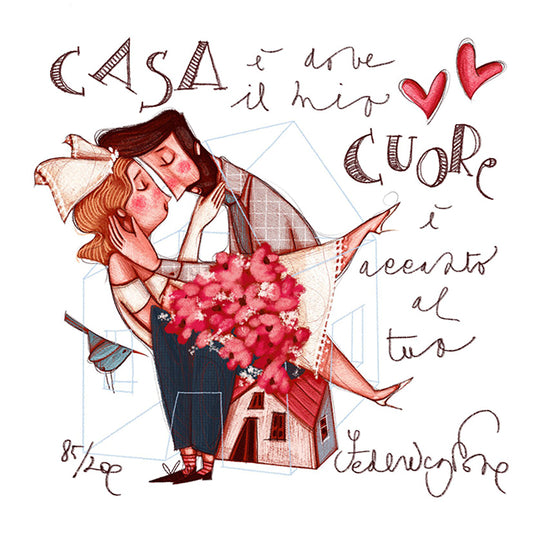 Casa è dove il mio cuore è accanto al tuo