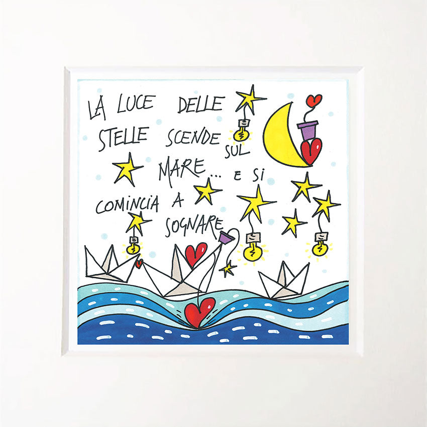 La luce delle stelle scende sul mare…e si comincia a sognare